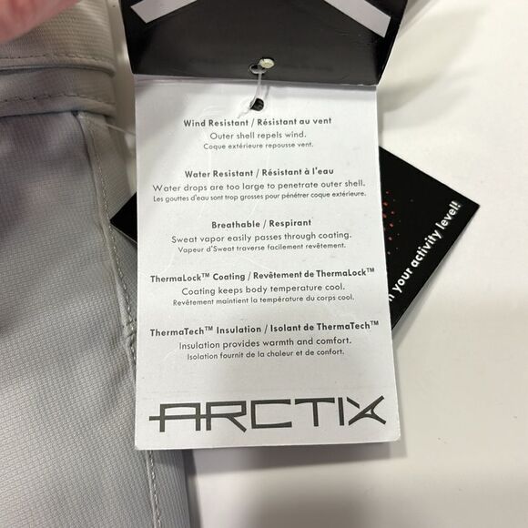 NWT Arctix Insulated Snow Pants Quiet Gray Short Inseam Size XL 16-18 - Picture 11 of 14